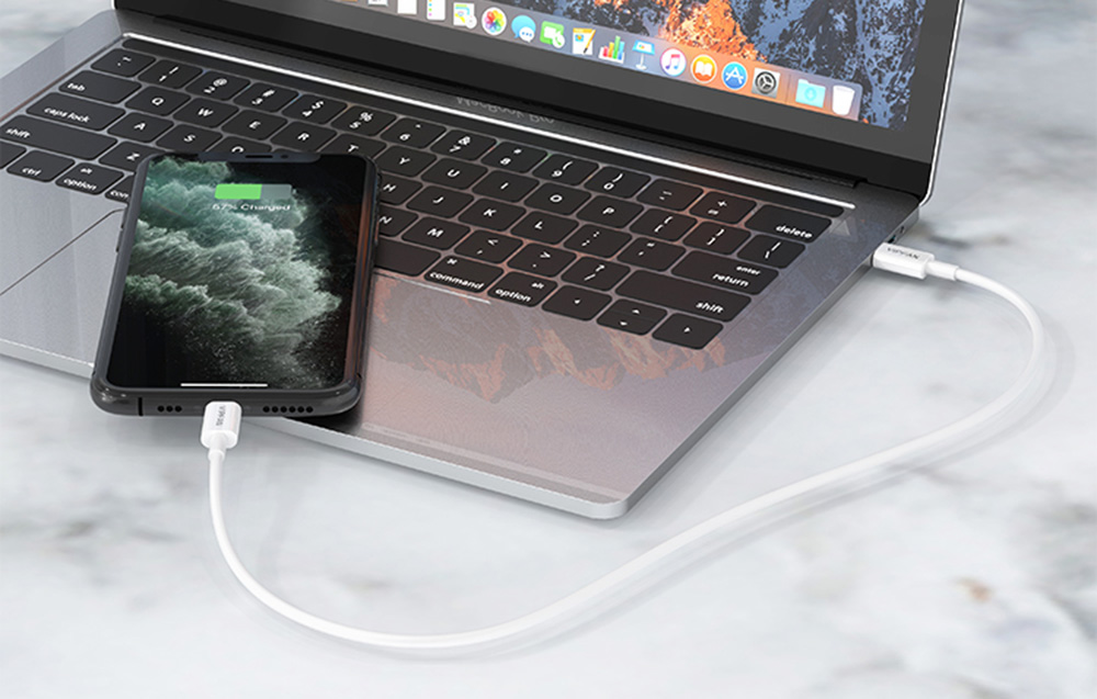 VFAN P01 USB-C TO LIGHTING PD 1M CABLE FAST CHARGING VFAN P01 USB-C TO LIGHTING PD 1M CABLE FAST CHARGING
